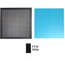 Basetbl - Table de découpe laser 400x400mm Panneau de travail pour graveur laser en ruche avec plaque en aluminium