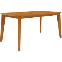 Table de jardin 160x90x75 cm Bois d'acacia solide