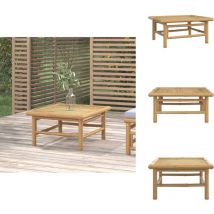 Table de jardin 65x55x30 cm bambou - Table De Jardin - Mobilier De Jardin - Table En Bambou - Table Extérieure - Décoration De Jardin