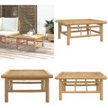 Table de jardin 65x55x30 cm bambou - Table De Jardin - Mobilier De Jardin - Table Extérieure - Table Patio - Table En Bambou - Home & Living
