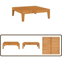 Table de jardin 68,5x68,5x24 cm Bois d'acacia massif - Table De Jardin - Mobilier De Jardin - Table En Bois - Acacia Massif - Table Extérieure