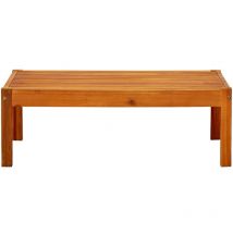 Inlife Table de jardin 85x57x29 cm Bois d'acacia massif