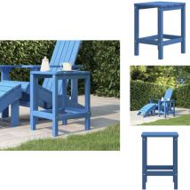 Table de jardin Adirondack Bleu marine 38x38x46 cm pehd - Table De Jardin - Table Extérieure - Mobilier De Jardin - Table Adirondack - Table En Pehd