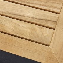 Table de jardin Bali t 8 / 12 Teck Blanc Wilsa Garden