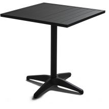Oviala - Table de jardin carrée en aluminium
