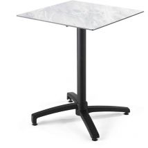 Table de jardin 60 cm inclinable marbre