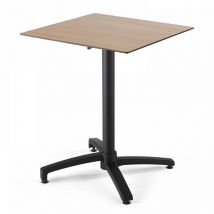 Table de jardin 60 cm inclinable chene clair