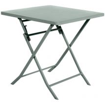 Table de jardin carrée Greensboro 70 x 70 cm Olive - Hespéride