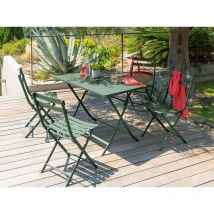Hesperide - Table de jardin rectangle Greensboro 110 x 70 cm Olive - Hespéride