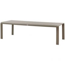 Hesperide - Table de jardin Domilly café 10 places en aluminium - Hespéride