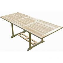 C&l Jardin - Table de jardin en teck amara 8/10 places