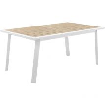 Hesperide - Table de jardin extensible Pavane en aluminium