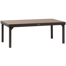 Hesperide - Table de jardin extensible Piazza en aluminium