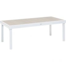 Hesperide - Table de jardin extensible Piazza en aluminium