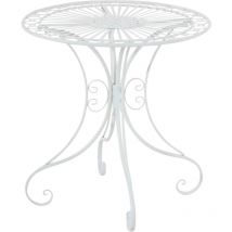 Table de jardin Hari Blanc