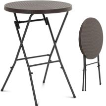 Uniprodo - Table De Jardin Pliante - 79 X 79 X 110 Cm - 75 Kg - Pour L'Intérieur Et