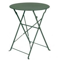 Ozalide - capri - Table de jardin pliante - 2 places - Vert Amande