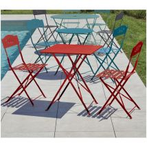 Ozalide - florence - Table de jardin pliante - 2 places - Bordeaux