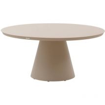 Hesperide - Table de jardin ronde Yconia argile 8 places en aluminium - Hespéride