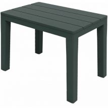 Spetebo - Table de jardin timor anthracite - 60 x 38 cm - plastique Table d'appoint de jardin
