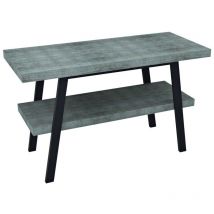 Table de lavabo TWIGA 110x72x50 cm, noir mat/Aquamarine