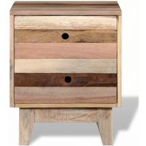 Table de nuit chevet commode armoire meuble chambre bois de récupération massif