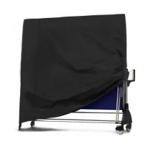 Alovez - 210D Outdoor-Tischtennisplatte, wasser- und staubdicht, 165x70x185 cm, Schwarz