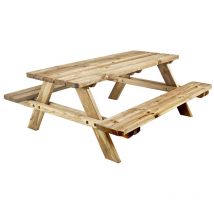 Forest - Table de pique-nique en bois 6 personnes Matisse