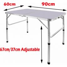 Table de pique - nique pliante table de camping jardin extérieur table à manger pliante réglable