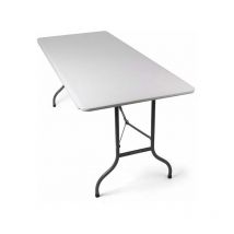 Table pliante transportable - 244 x 74 cm - Blanc - Maxxgarden