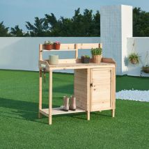 Casa.pro - Table de rempotage Alessano 110 x 107 x 46 cm sapin