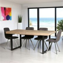 Pier Import - Table de salle à manger extensible en bois recyclé 180-240 cm auckland