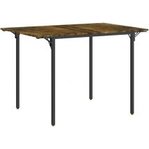 Table de salle à manger pliante table de cuisine extensible avec 2 rabats style industriel rectangulaire pour petit espace, table à abattant pour 2-4