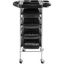 Table De Service Coiffure 4 Roues Mobilier 4 Tiroirs Compartiment Salon Tatouage