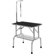 Maxxpet - Table de Toilettage pliante pour Chien - 81 x 48 x 80cm - avec Bras réglables - pour Chien jusqu'à 30 kg