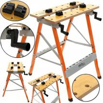 TABLE DE TRAVAIL Table de Travail Pliable 100kg Ajustable Portable