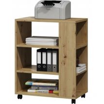 Table d'imprimante multifonctionnelle avec roues artisanales