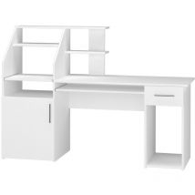 Bureau Edwin, Blanc, 166 x 50.5 cm Vicco