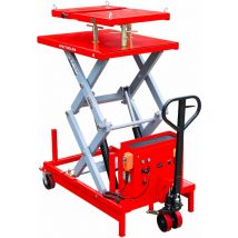 Mw Tools - Table élévatrice mobile électrique sur batterie 1500 kg + petit plateau H1800mm WTE1500T