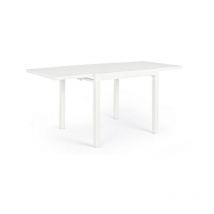 Iperbriko - Table en Aluminium Peint en Poudre 83-166x80 Bia Yk11