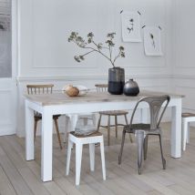 Berah Getah - Table en acajou et teck massif 8 pers.