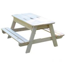 Soulet - Table pique-nique pour enfants en bois brut