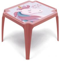 Arditex - Table en plastique 50x55x44cm - Licorne
