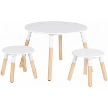 Toilinux - Table Dream et ses deux tabourets pour enfants