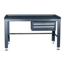 Etabli Atelier - Table avec Deux Tiroirs et Tapis Nitrile - Bpac