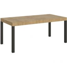 Itamoby - Table extensible 90x180/284 cm Everyday Chêne Nature Structure Anthracite