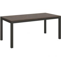 Itamoby - Table extensible 90x180/284 cm Everyday Evolution Noyer Structure Anthracite