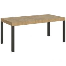Itamoby - Table extensible 90x180/440 cm Everyday Chêne Nature Structure Anthracite
