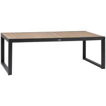 Hesperide - Table de jardin extensible Corvo acacia & graphite 12 places - Hespéride
