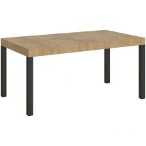 Itamoby - Table extensible 90x130/234 cm Everyday Premium Chêne Nature Structure Anthracite